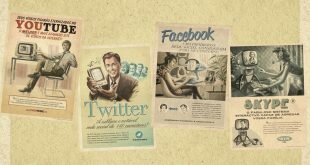 Youtube twitter facebook skype social networking Wallpaper