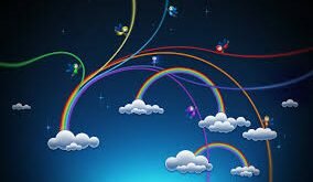 Rainbow Cloud Wallpaper