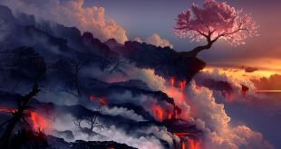 Sakura Tree Lava Fantasy