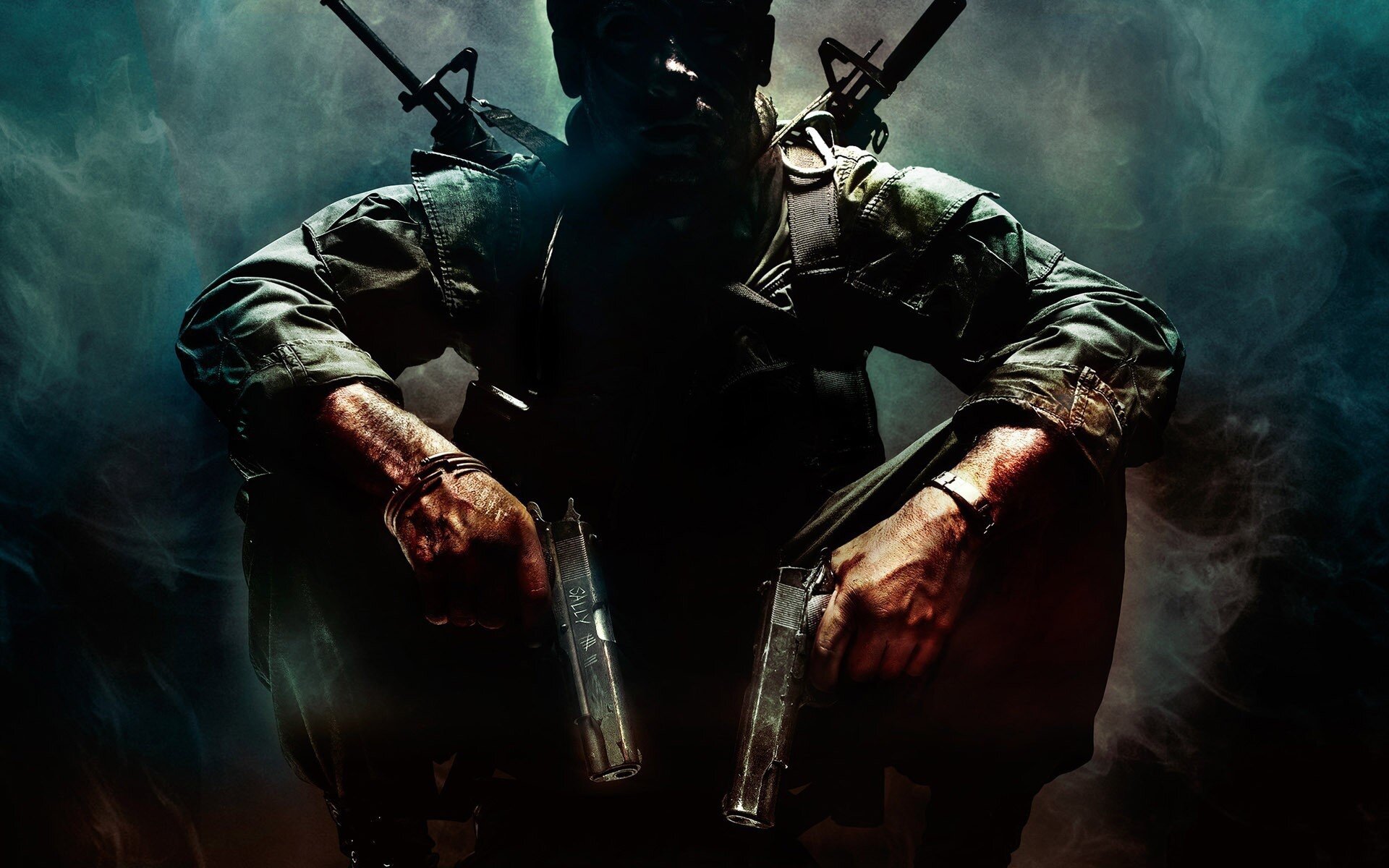 A soldier from the game Call of Duty Black Ops Wallpaper photo