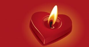 Heart - candle Wallpaper