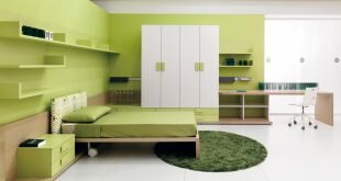 Light green color in the bedroom Wallpapers