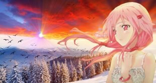 Winter landscape in the game Guilty Crown Wallpaper