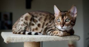 Beautiful Bengal cat saw someone HD Wallpapers